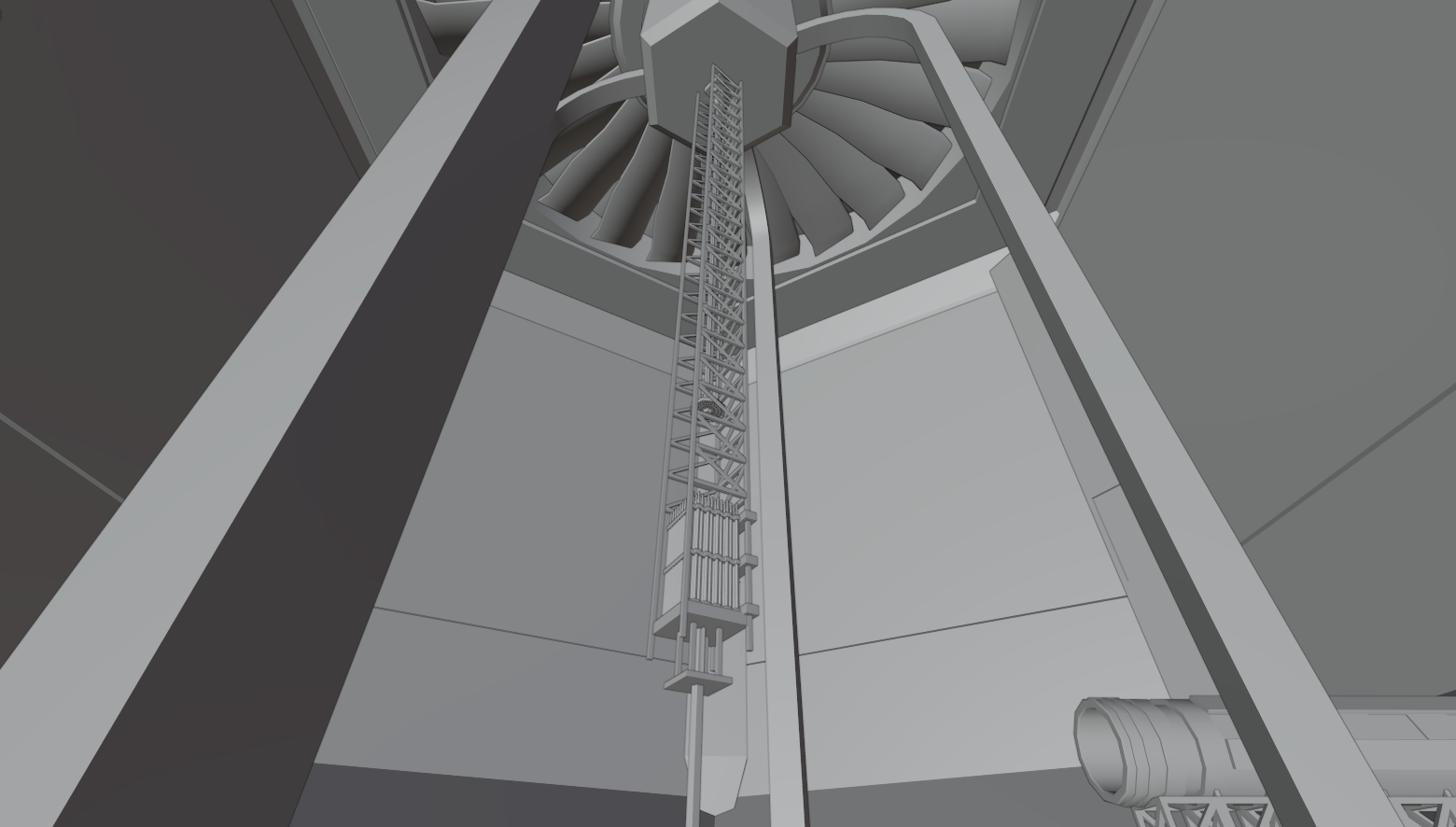 3D model of designing a nuclear reactor